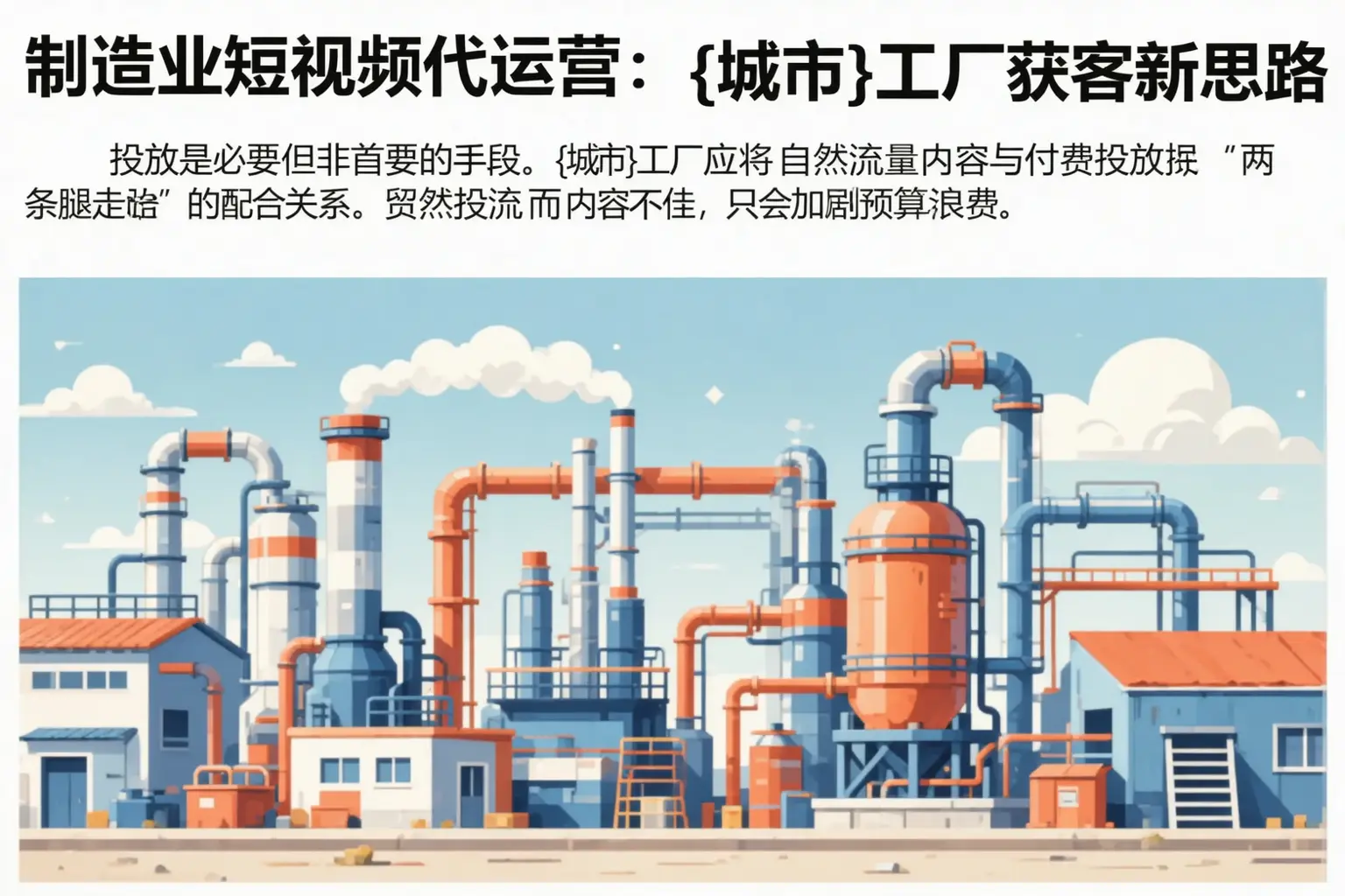 制造业短视频代运营：湛江工厂获客新思路